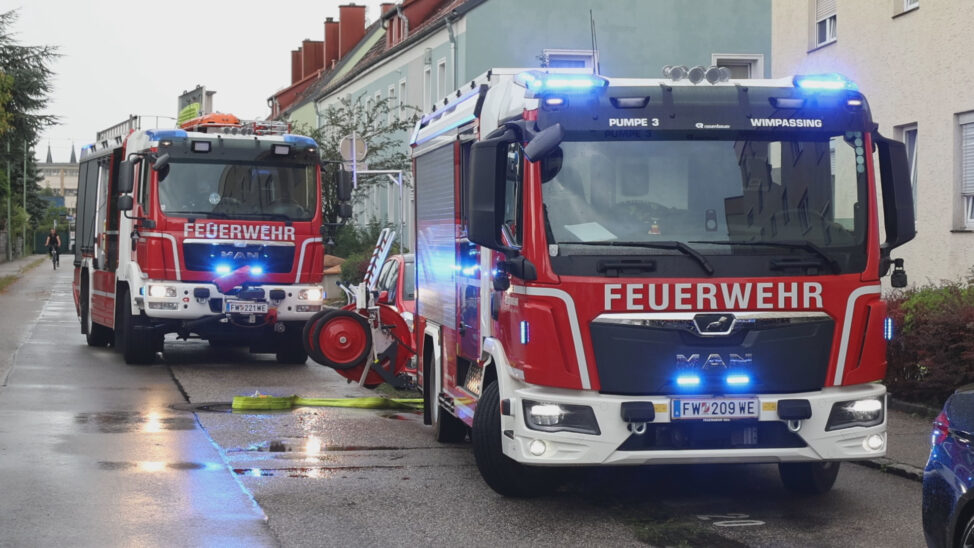 Heftiges Gewitter mit Starkregen sorgt für rund 120 Einsätze der Feuerwehr in Oberösterreich